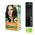 thumbnail image 6 of Nisha Crème Hair Color, Permanent Long-Lasting Black Hair Dye Color, 1.0 Natural Black, 4.23 oz (Pack of 6), 6 of 11