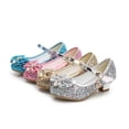 thumbnail image 3 of Zapatos de princesa de tacón alto para niñas, zapatos de primavera y otoño para niños, zapatos para niñas, zapatos de cristal para niñas, 3 of 6