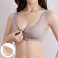 thumbnail image 2 of Kureaily Front Closure Bra Soft Breathable Post Bra For Prosthetic Breast Comfort Womens Push Up Bras, 2 of 4