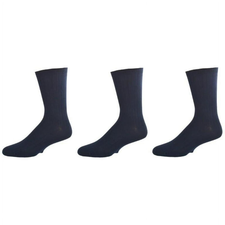 Sierra Socks Unisex Ribbed Crew School Socks, 3-Pack – Everyday