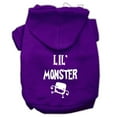 thumbnail image 5 of Halloween Pet, Dog  Cat Hoodie Screen Printed, "Lil Monster", 5 of 10