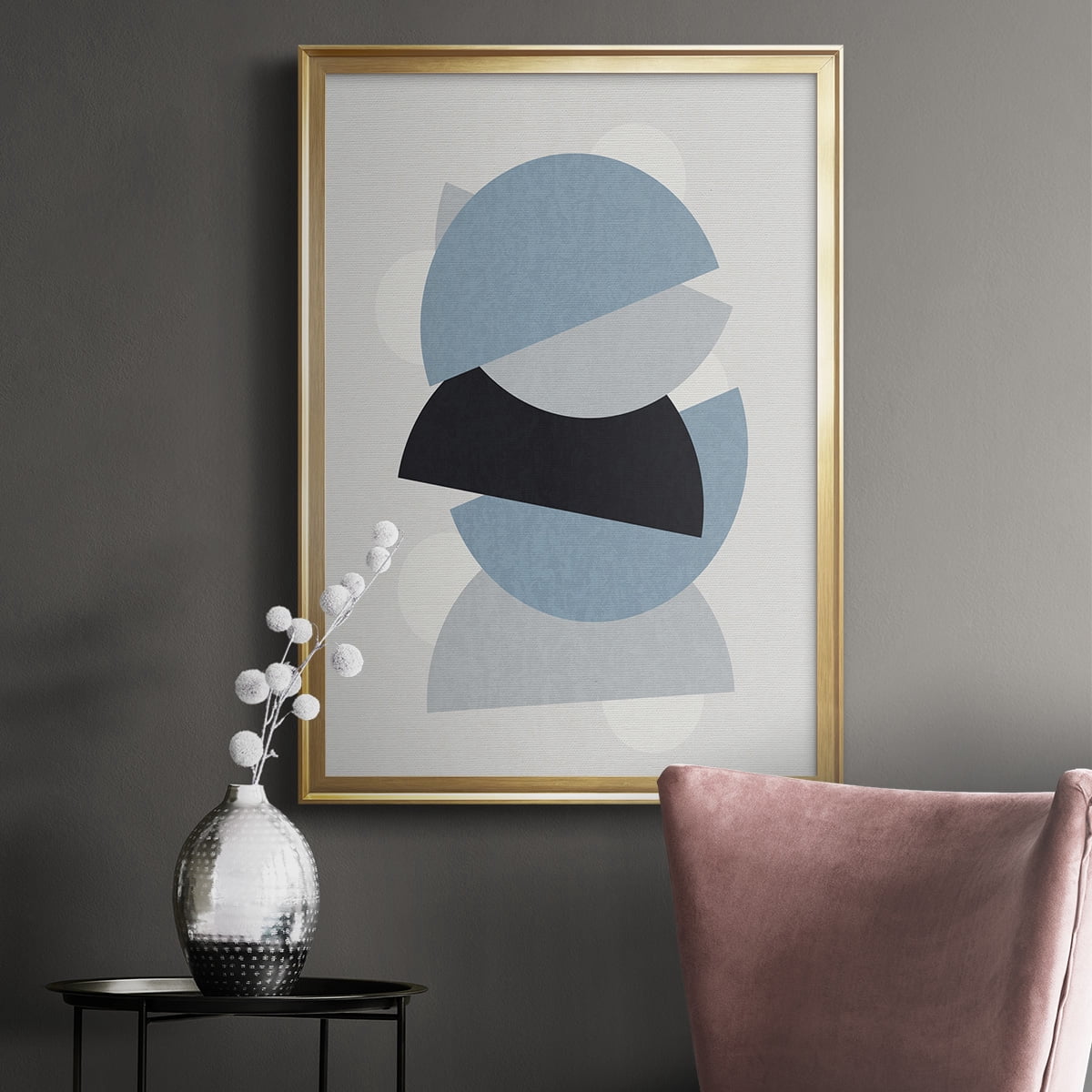 Shapely Blues I Premium Classic Framed Print - Ready to Hang