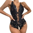 thumbnail image 1 of Gibobby Ropa Interior Sexy Body de encaje sexy con encaje en la para mujer de encaje con escote en V profundo(Negro, L), 1 of 5