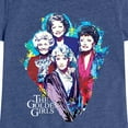 thumbnail image 3 of Golden Girls - Paint Splatter Group - Toddler And Youth Girls Short Sleeve Graphic T-Shirt, 3 of 5