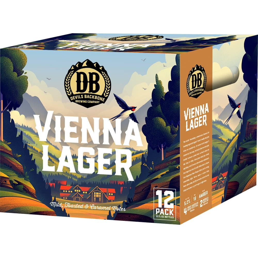 Devils Backbone Brewing Company Vienna Lager Craft Beer, 12 Pack Beer
