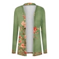 thumbnail image 3 of Enjoytime Women's Lightweight Cardigan Floral Print Long Sleeve Open Front Outerwear Fall Casual Loose Oversized Cardigans 2025, 3 of 6