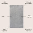 thumbnail image 2 of JONATHAN Y SUPERSOFT 3 x 5 Oval Area Rug, Haze - Gray, SEU100A-3OV, 2 of 7