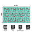 thumbnail image 5 of Turquoise Christmas Gnome Pattern Door Rugs,Washable Non Slip Door Mats Indoor,Decorative Door Mats,Entry Mat Indoor for Entrance,Bedroom,Kitchen,Bathroom,17"x30", 5 of 6