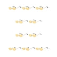 thumbnail image 1 of Sonducket Gafas de sol rectangulares de metal a la moda con visión clara y protección con materiales resistentes amarillo dorado amarillo oro 10Conjunto, 1 of 6