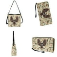 thumbnail image 4 of ZUXONGSY Tribal Eagle Print Multifunctional Crossbody Handbag with Leather Wallet for Women, Multipurpose Bucket Bag Tote Purse Set for Dating Business, 4 of 4