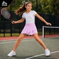 thumbnail image 3 of RBX Girls' Active Skirt - 2 Pack Pleated Athletic Performance Scooter Skort (7-16), 3 of 7