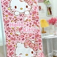 thumbnail image 5 of Toalla de baño para niños con dibujos animados, suave, de algodón, resistente a los colores, con estampado de leopardo rosa, 120 x 59 cm., 5 of 5