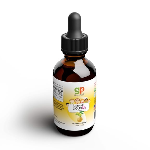 Liquid Vegan Vitamin D3 2000 IU, Bioactive, Enhanced Absorption with Olive Oil, Vitamin D Drops for Easy Daily Use, Made in USA