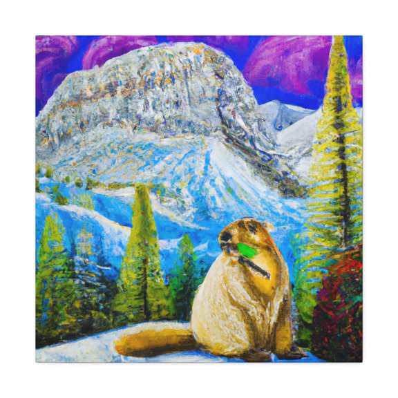 Marmot in Reverie - Canvas