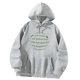 thumbnail image 3 of Sudaderas con capucha para mujer, corte holgado, con bolsillos, hombros caídos, estampado de letras, Tops, sudadera con cuello redondo para salir de , xxl, 3 of 10