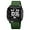 Green Black, variant on Men Digital Sports Watch Ultra-Thin Large Face Waterproof Wrist Watches for Men with Stopwatch Countdown Timer Alarm Function Dual Time LED Back Light