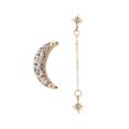 thumbnail image 2 of Xihbxyly Pendientes de Estrella con Diseño Creativo de Taladro, Estructura Hueca Única, Brillo Deslumbrante, Accesorio de Moda para Fiestas, Eventos y Uso Diario, Joyería de Moda para Mujer., 2 of 2