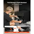 thumbnail image 2 of VEVOR 1.2 Cubic Feet Drop Safe Large Capacity 2 Tiers Drop Slot Safe Box Black, 2 of 9