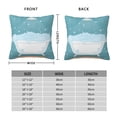 thumbnail image 2 of Pofeuu Bathtub with Soap Bubbles Print Double-sided plush pillowcase Square Throw Pillow Covers Pillows Cover for Living Room Bedroom Sofa Couch Cushion Cover（No pillow core）-26"x26", 2 of 7