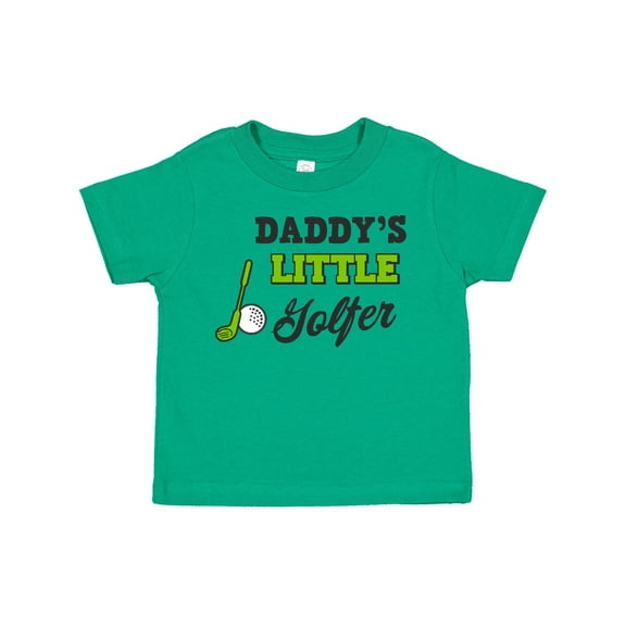 Inktastic Daddys Little Golfer with Golf Club and Ball Boys or Girls Toddler T-Shirt