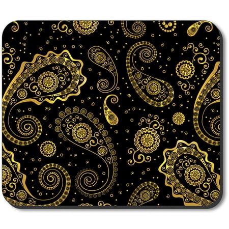 Art Plates Mouse Pad - Gold Paisley price history on PriceWatchPro