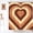 Brown Heart, variant on Lovely Heart Shower Curtain Pink Modern Simple Home Tub Bathroom Curtain Decorative Set with 12 Hooks Quick Dry Washable Durable Polyester Fabric 72" x 72"