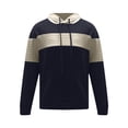 thumbnail image 3 of Atogsazn Men's Oversized Hoodies Casual Pullover Colorblock Long Sleeve Hooded Sweatshirt Fleece Fall Winter Clothes C-Navy L on Clearance, 3 of 8