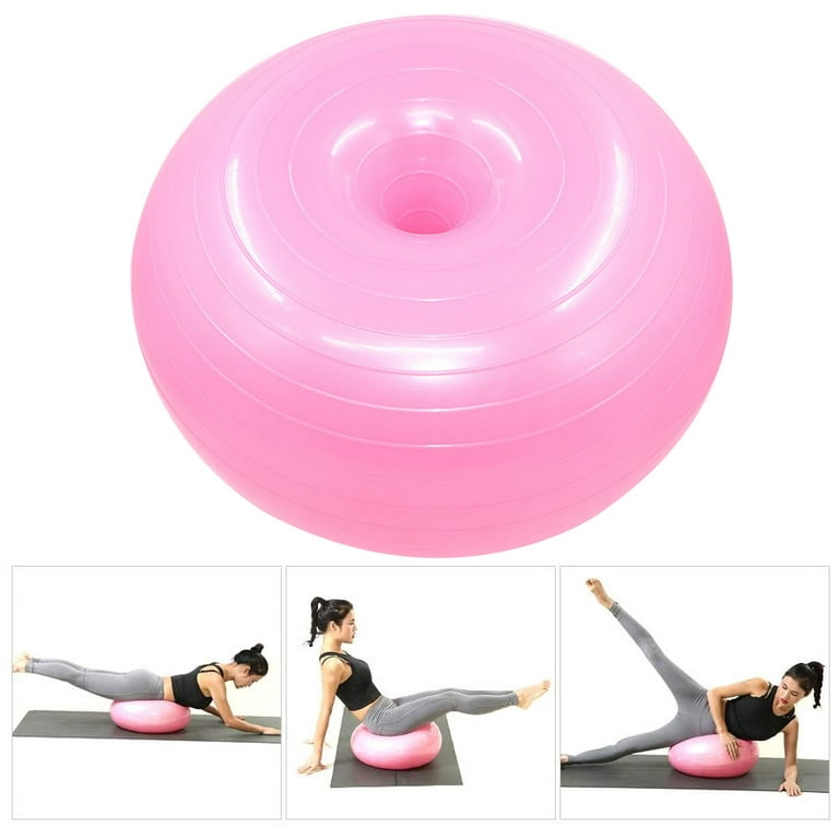 Exercise Ball, Pilates Yoga Ball for Fitness Pregnancy, Stability Balance  Ball Chair with Quick Pump, Anti-Burst Workout Gym Equipment for Home