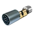 thumbnail image 1 of Door Lock, Variable Size Password Lock Fingerprint Door Lock Smart Door Lock Outdoor Door Lock Electronic Lock Tuya APP Cylinder Door ,Easy to Install, 1 of 7