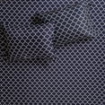 thumbnail image 4 of Dawn Simplicity Sheet Sets, 2-Pack | Fits College Dorm Twin XL Beds | 2 Fitted Sheets & 2 Pillowcases | Navy Quatrefoil | Soft Microfiber | Durable, Easy Care, 4 of 6