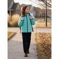 thumbnail image 2 of Wantdo Girl's Winter Jacket Light Winter Coat Puffer Jacket Hooded Outerwear Mint Green 6/7, 2 of 9