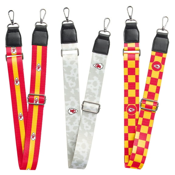 Kansas City Chiefs 3-Pack Bag Strap Set
