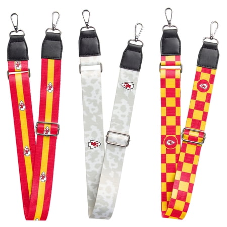 Kansas City Chiefs 3-Pack Bag Strap Set