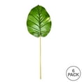thumbnail image 3 of Vickerman 35" Artificial Green Pothos Leaf 6/pk, 3 of 3