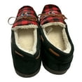 thumbnail image 5 of FOCO Women's NCAA Fleece Lined Comfort Moccasin Style Slippers (Delaware State, M (7-8)), 5 of 6
