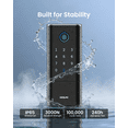 thumbnail image 4 of DESLOC K120 Smart Door Lock – Fingerprint Wi‑Fi Deadbolt, 3D Biometric Recognition, Built‑in Wi‑Fi, 15000 mAh Rechargeable Battery, BHMA Grade 3 Weatherproof, Ideal for Homes, Rentals & Airbnb, 4 of 10