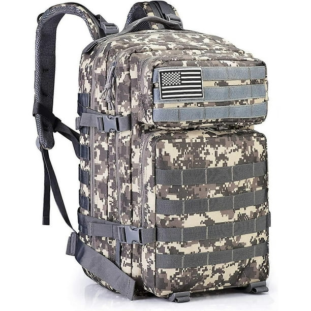 40L Military Tactical Backpack Large Army Assault Pack Molle Shoulder Bag Rucksacks Daypack for Outdoor Hiking Camping Trekking Hunting
