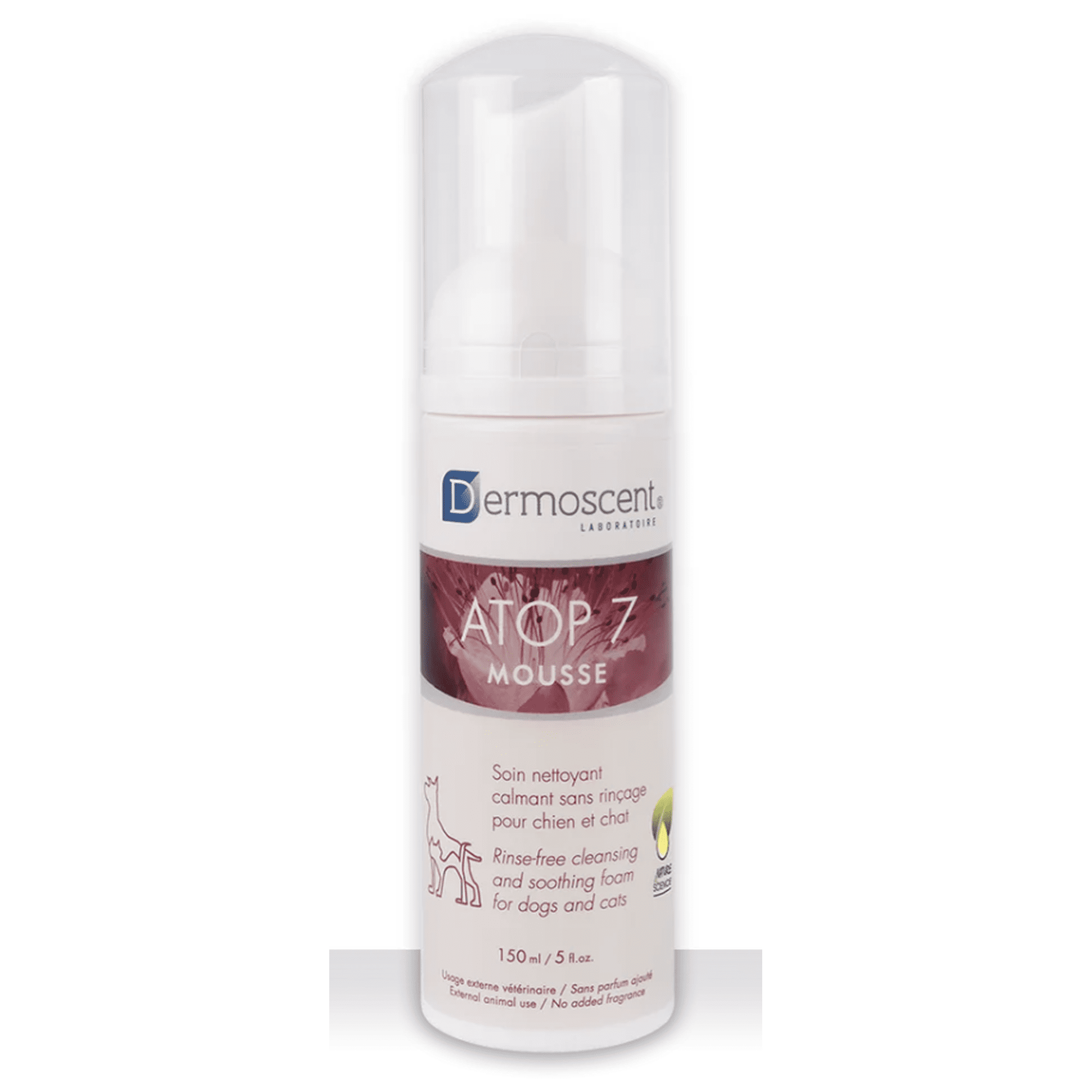 Dermoscent Atop 7 Dog & Cat Mousse, 150-ml