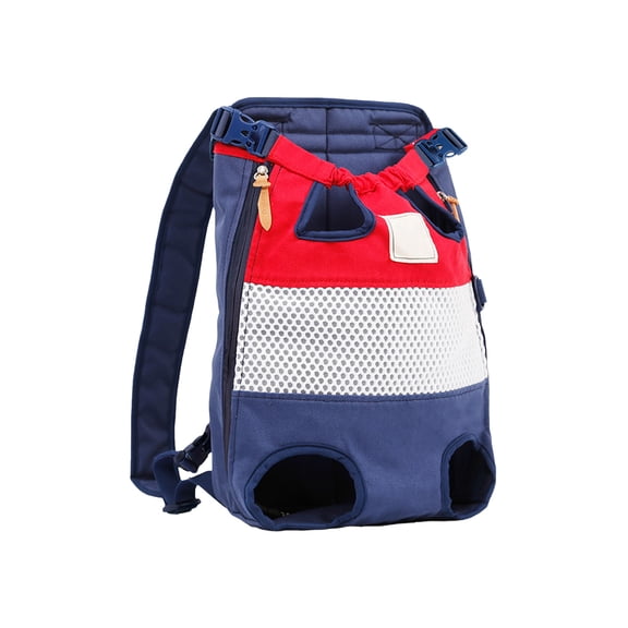 Dog Carrier Backpack, Pet Front Carrier Backpack Legs Out Dog Chest Carrier for Small Medium Dogs, Hands-Free Cat Backpack Carrier Dog, Travel Backpack Airline Approved