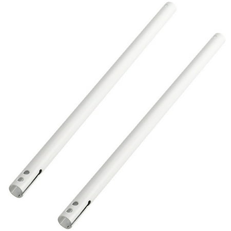 

2pcs Ceiling Fan Extension Rods Long Extension Downrod Replacements Pole for Ceiling Fans