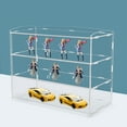 thumbnail image 4 of 3 Layer Acrylic Display Case Bakery Retail Display Counter Collectibles Showcase New, 4 of 14