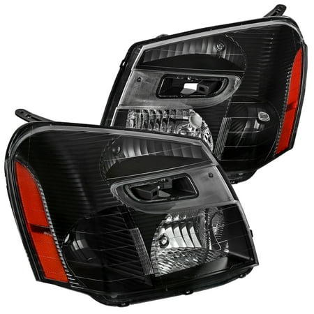 - Spec-D Tuning For 2005-2009 Chevy Equinox Black Headlights Driving Lights Head Lamps (Left+Right) 2005 2006 2007 2008 2009