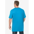 thumbnail image 2 of KingSize Men's Big & Tall Shrink-Less Lightweight Longer-Length Crewneck T-Shirt, 2 of 6