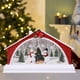thumbnail image 5 of Adorno navideño para casa de pueblo, pesebre navideño, adorno navideño para nieve, solución innovadora para casa de nieve navideña, 5 of 8