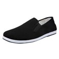 thumbnail image 2 of DPTALR Hommes Garçons Espadrilles Décontractées Sport Course Respirantes en Toile Unie à Enfiler, 2 of 9