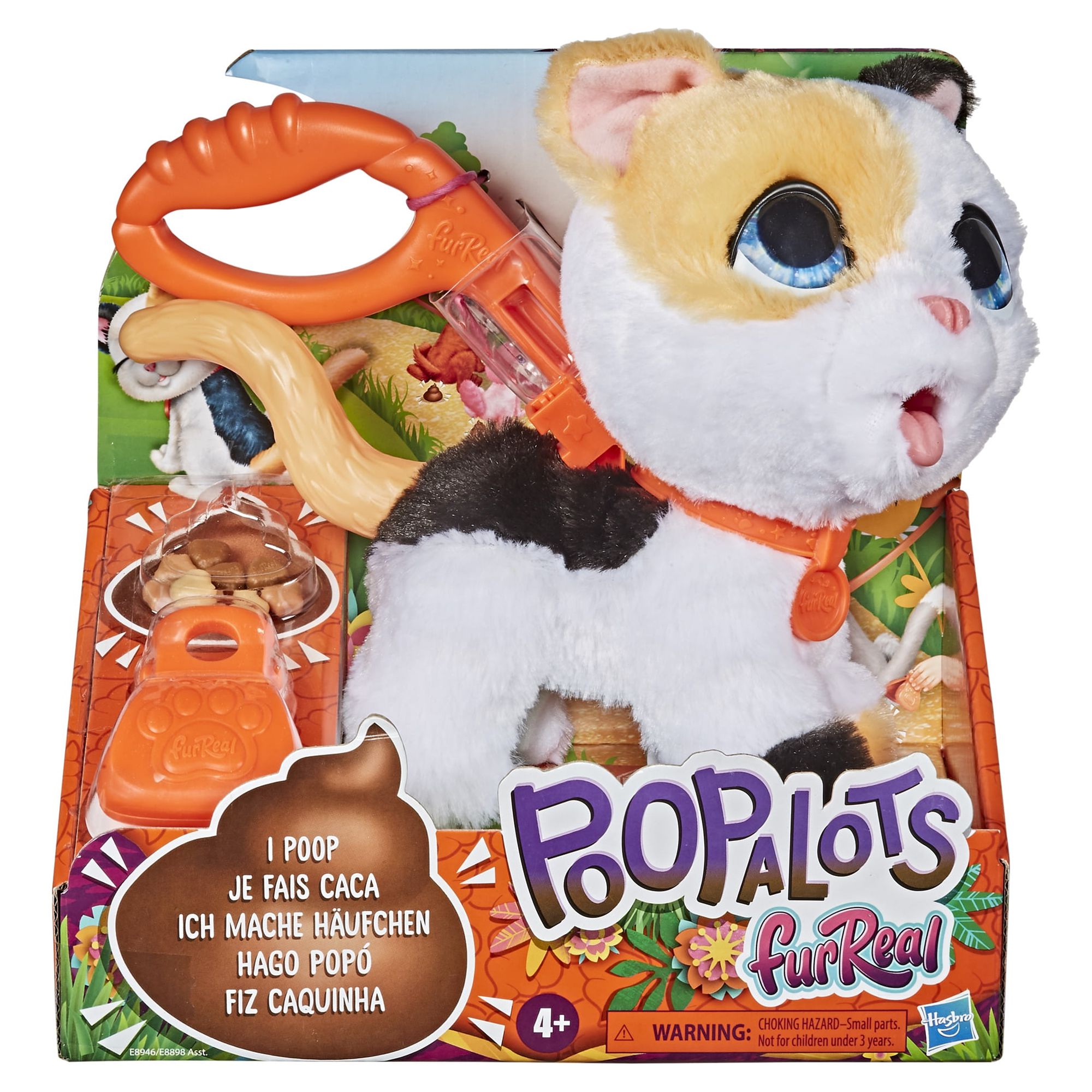 furReal Poopalots Electronic Pet Kitty, Interactive, Connectible Leash, Kids Toy for Boys & Girls Ages 3+ - image 3 of 7