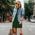 thumbnail image 4 of Kdxio Robe d'Été Sans Manches à Imprimé Émeraude pour Femmes, Décontractée, avec Poche, 4 of 7