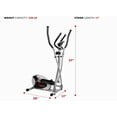 thumbnail image 4 of Essentials Series Elliptical Machine Cross Trainer with Optional Exclusive SunnyFit™ App and Smart Bluetooth Connectivity, 4 of 5