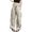 Khaki, variant on JIAYUE Girls Pants Polka Dot Elastic Drawstring Waist Loose Fit Wide Leg Trousers for Everyday Outings