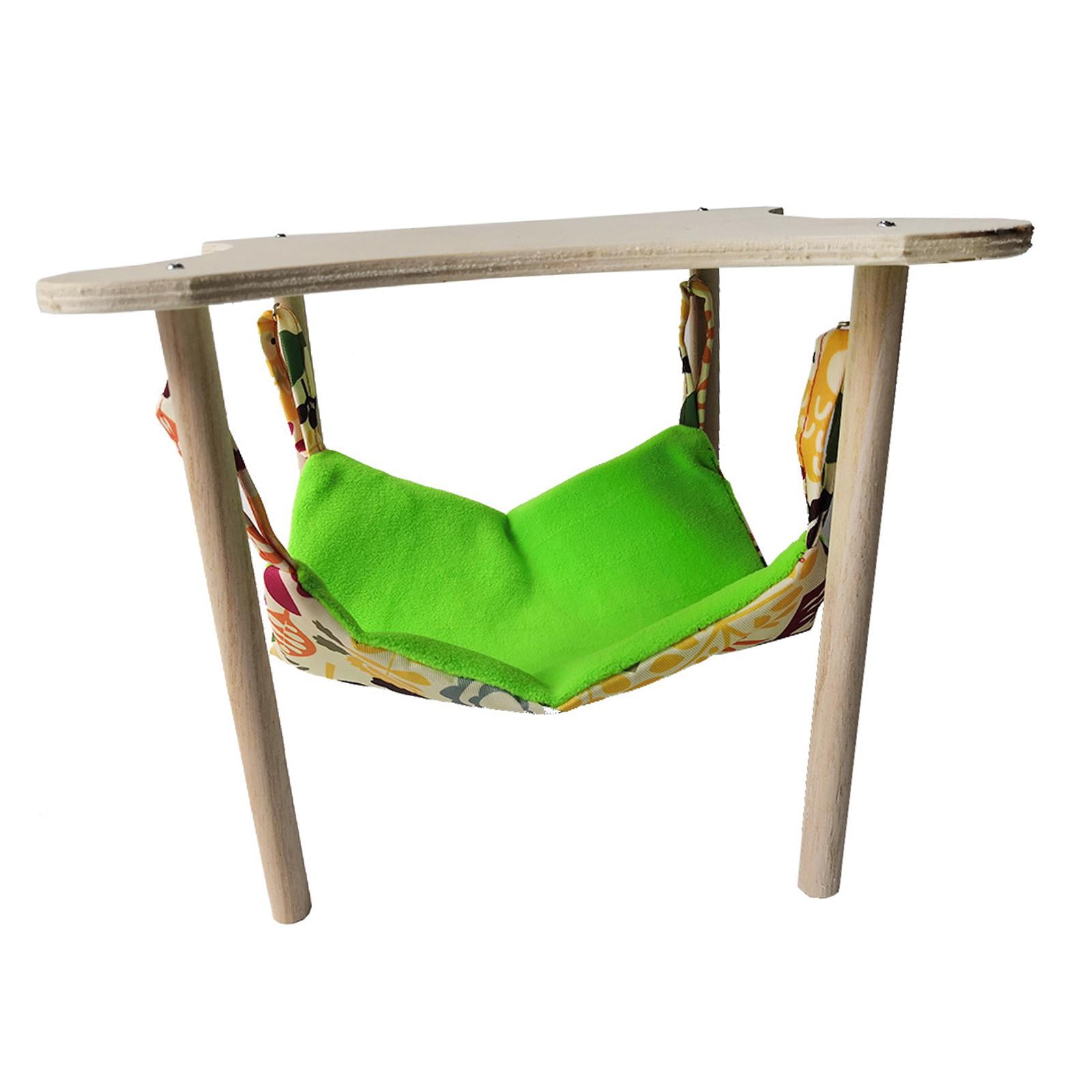 Guinea Pigs Hammock Hamster Hammock with Wooden Stand Hiding Sleeping